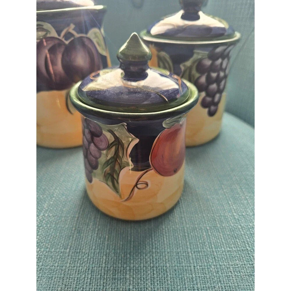 Amelia Ceramic Canister 3 piece set